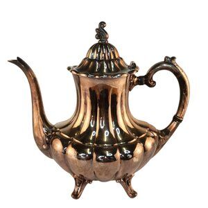 Reed & Barton 7050 Holiday Silver Plated Teapot 19th Century